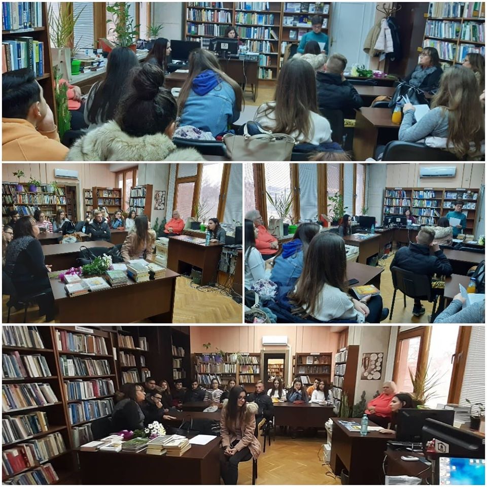 Ученици от ПГ "Проф. д-р Асен Златаров” на гости в библиотеката